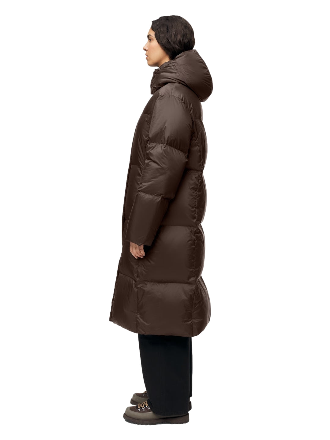 Blæst Aura Lightweight Down Coat Aura Jakke Brun - modostore.no