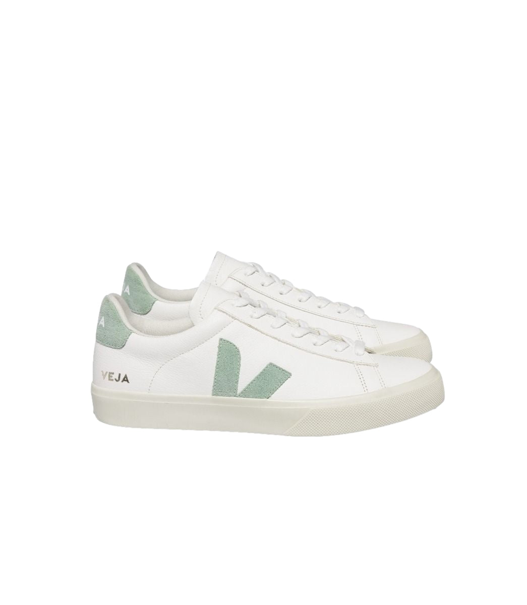 Veja Campo Extra White Matcha Sko Hvit Og Grønn - modostore.no