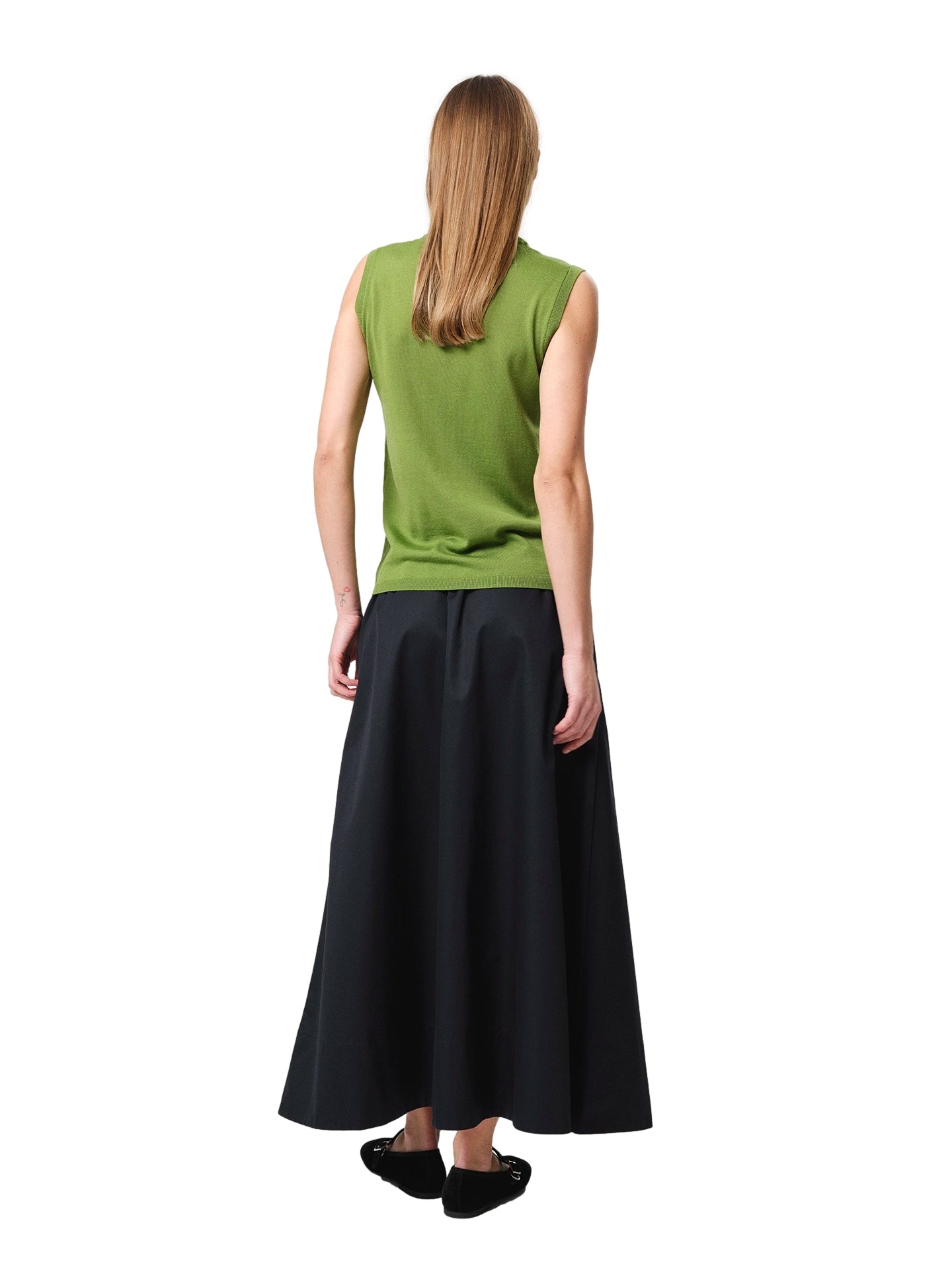 Julie Josephine Tanja Wool Top Topp Grønn