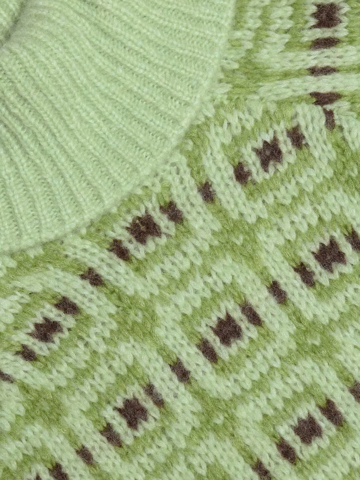 Holzweiler Norwegian Wool Turtleneck Genser Lysegrønn - modostore.no