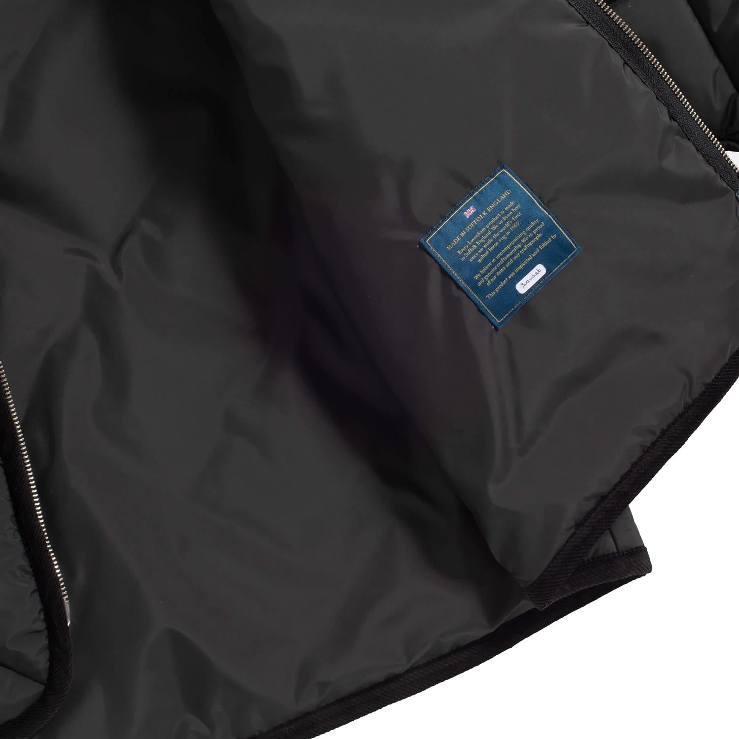 Lavenham Big Quilt Zipped Craydon Womens Jakke Sort - modostore.no