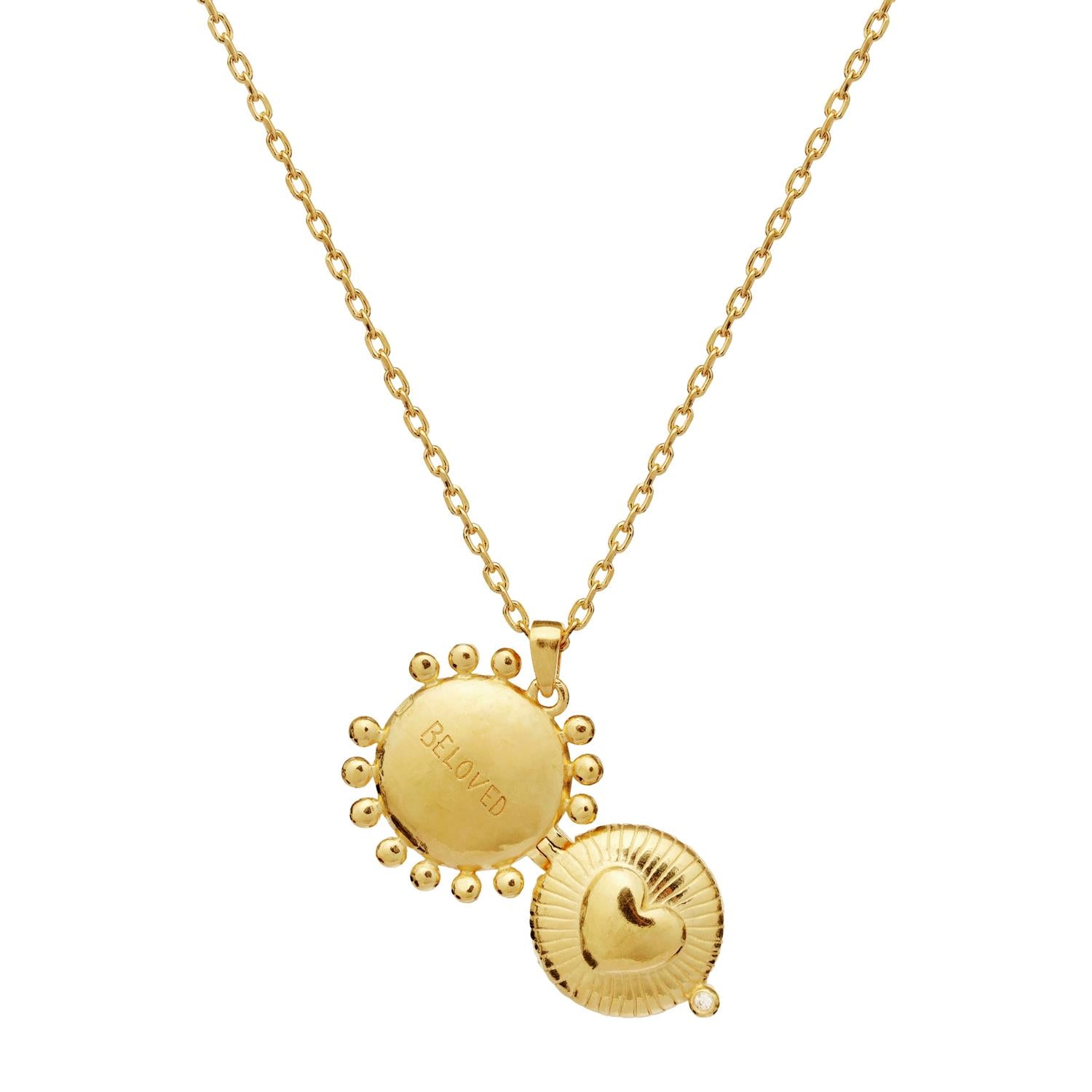 Maanesten Beloved Necklace Smykke Gull
