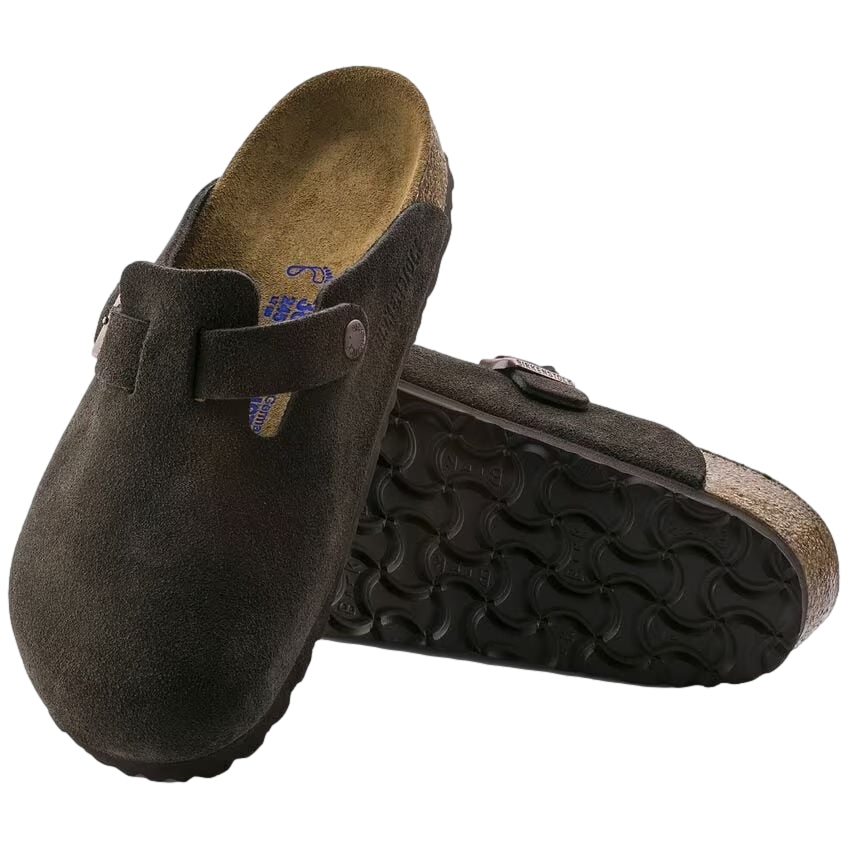 Birkenstock Boston SFB Suede Narrow Mocca Sko Brun - modostore.no
