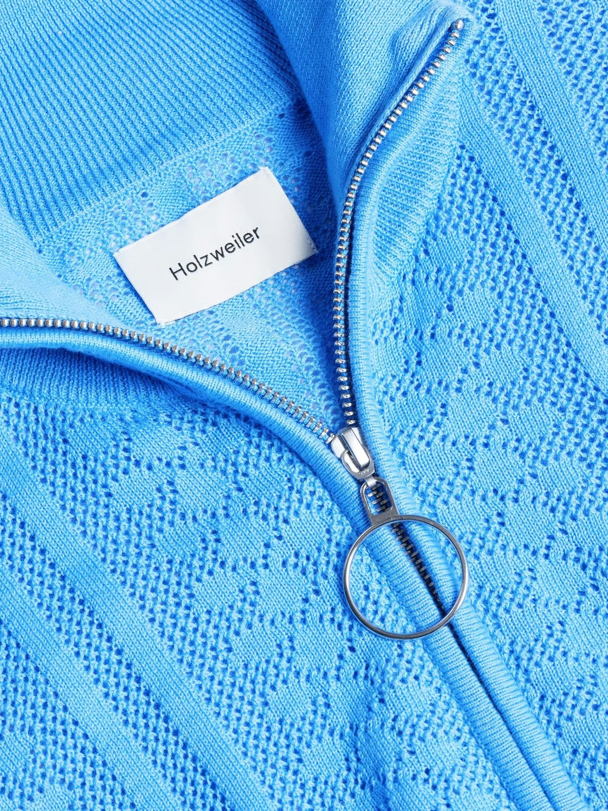 Holzweiler Tine Crochet Cardigan Cardigan Blå - modostore.no