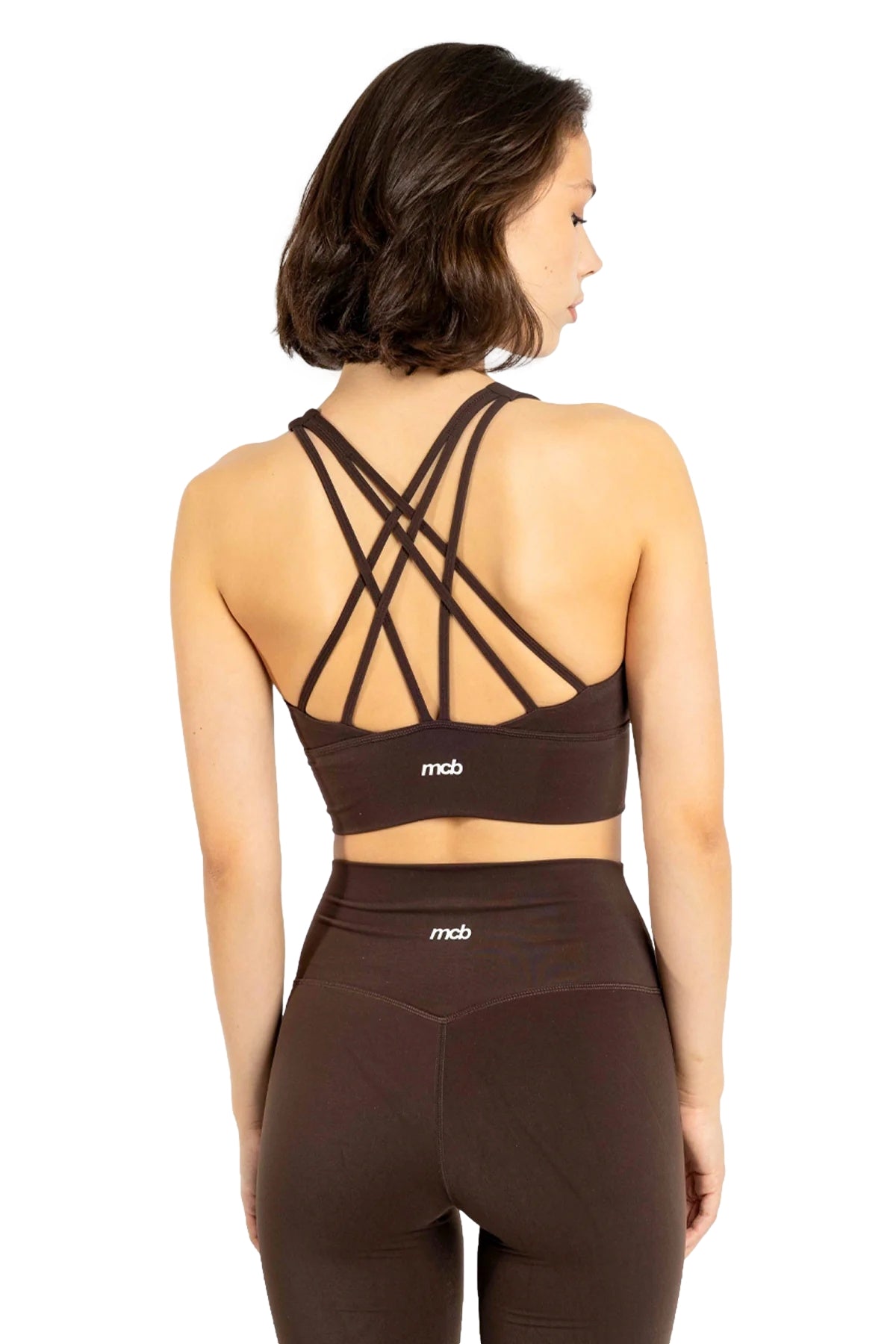 MCB Sportswear Strap Bra Topp Brun - modostore.no