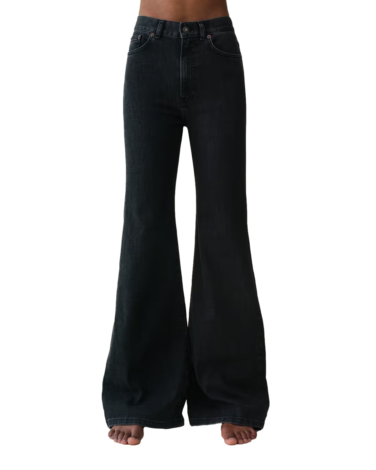 Jeanerica Fuji Used Black Jeans Sort