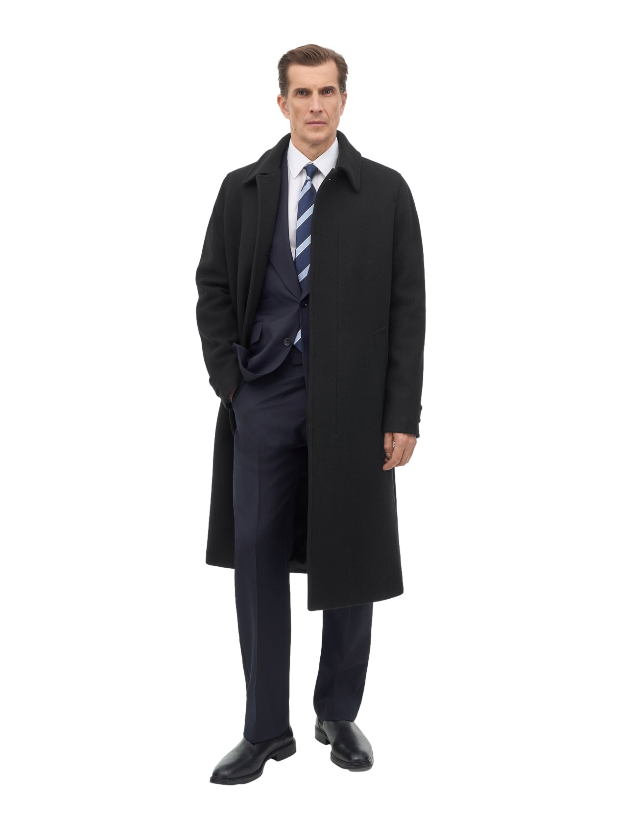 Tiger of Sweden Carlton W Wool Cashmere Coat Jakke Sort