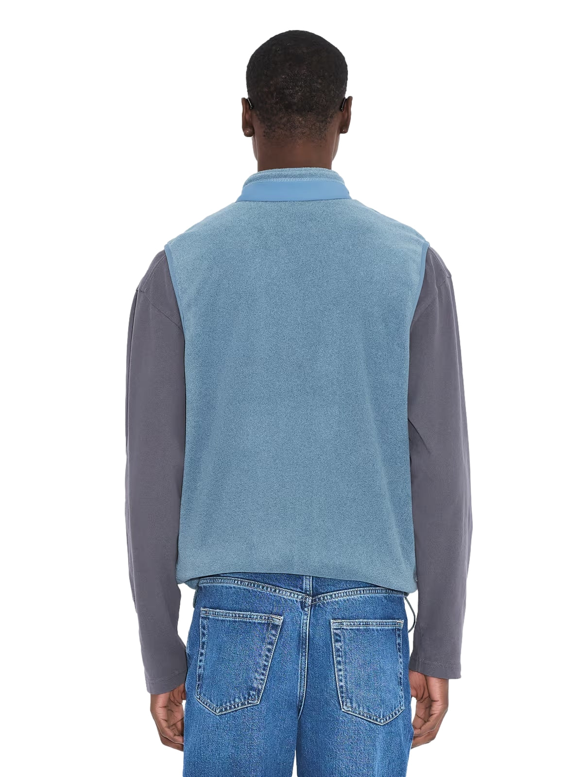 Holzweiler Regular Fleece Vest Vest Blå - modostore.no