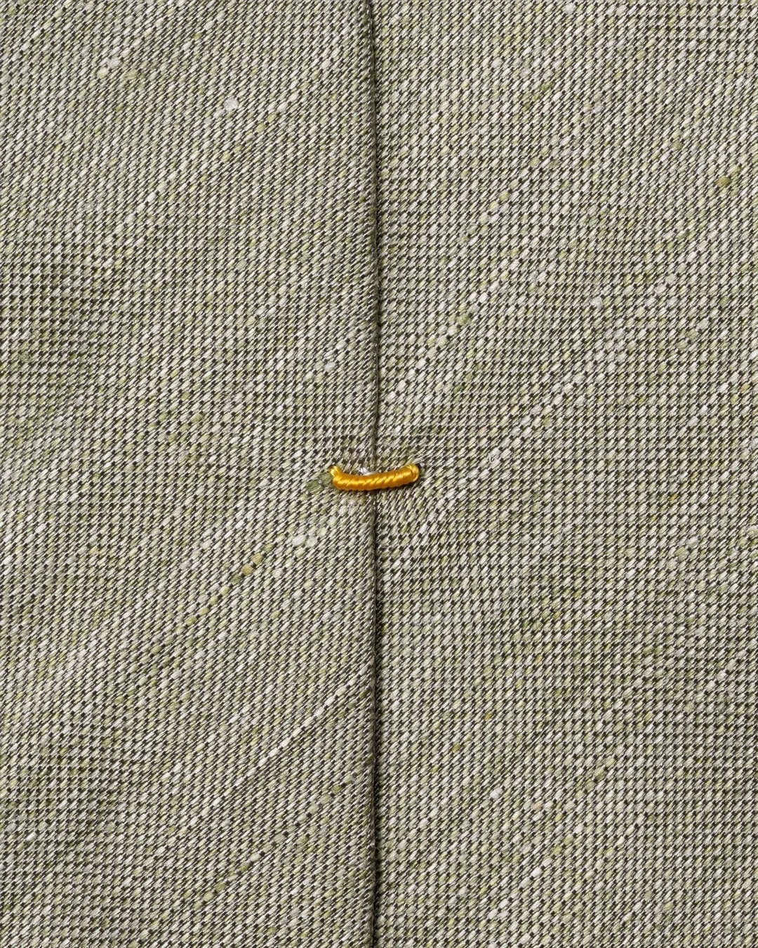 Eton Solid Woven Linen Silk Tie Mid Green Slips Grønn - modostore.no