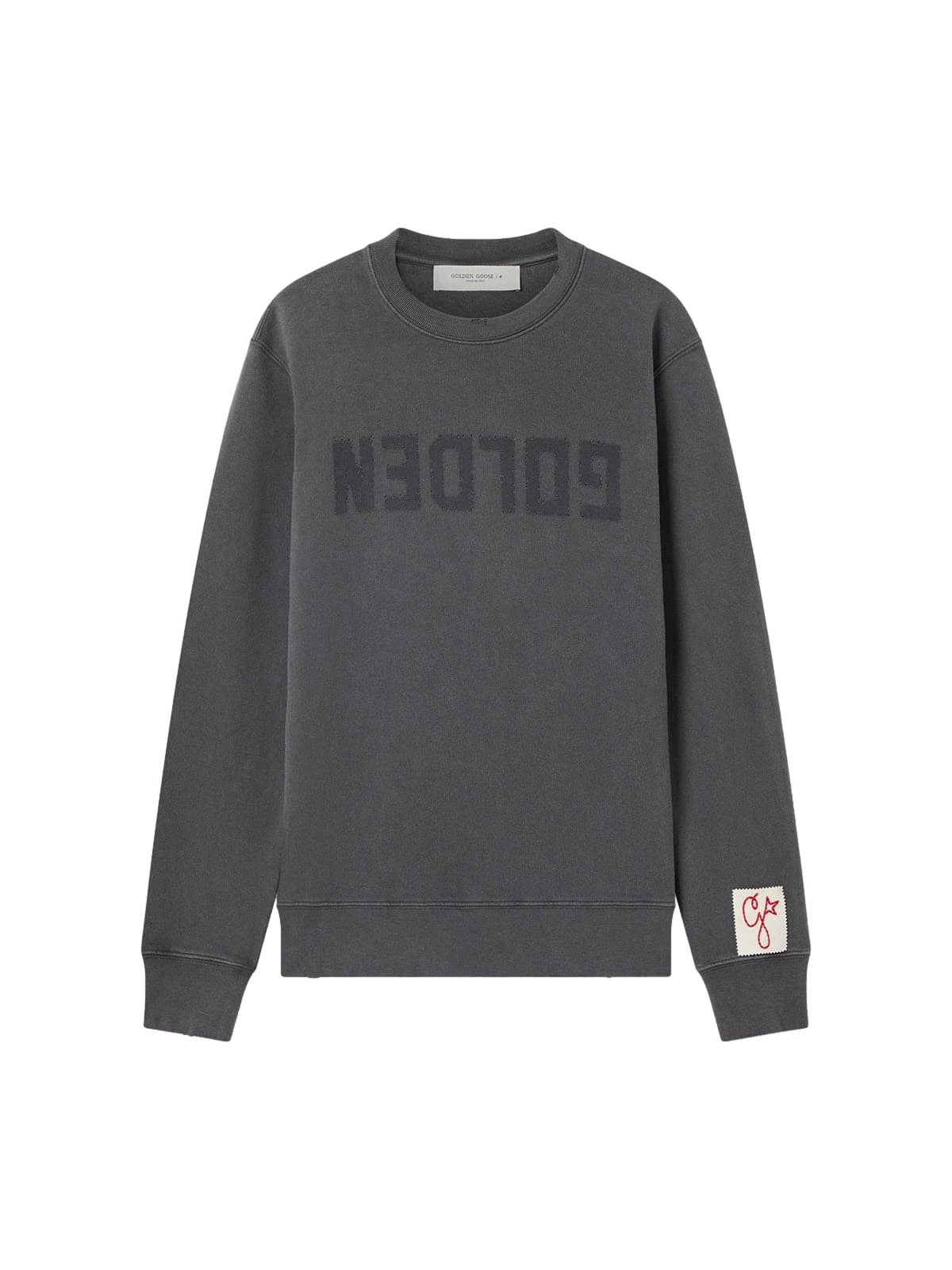 Golden Goose Golden Regular Sweatshirt Genser Vasket Sort