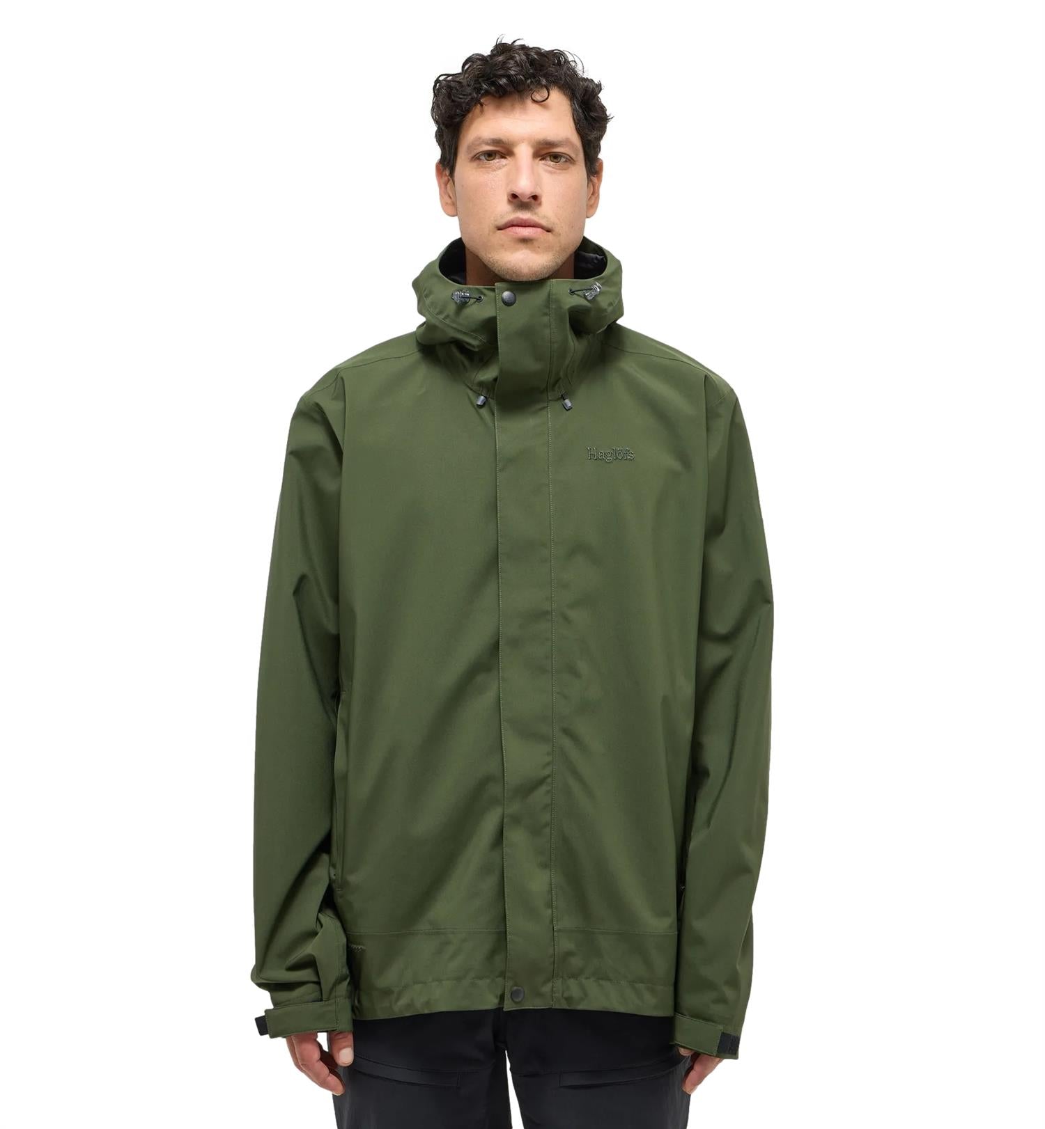 Haglöfs Breeze Proof Jacket Men Jakke Grønn - modostore.no