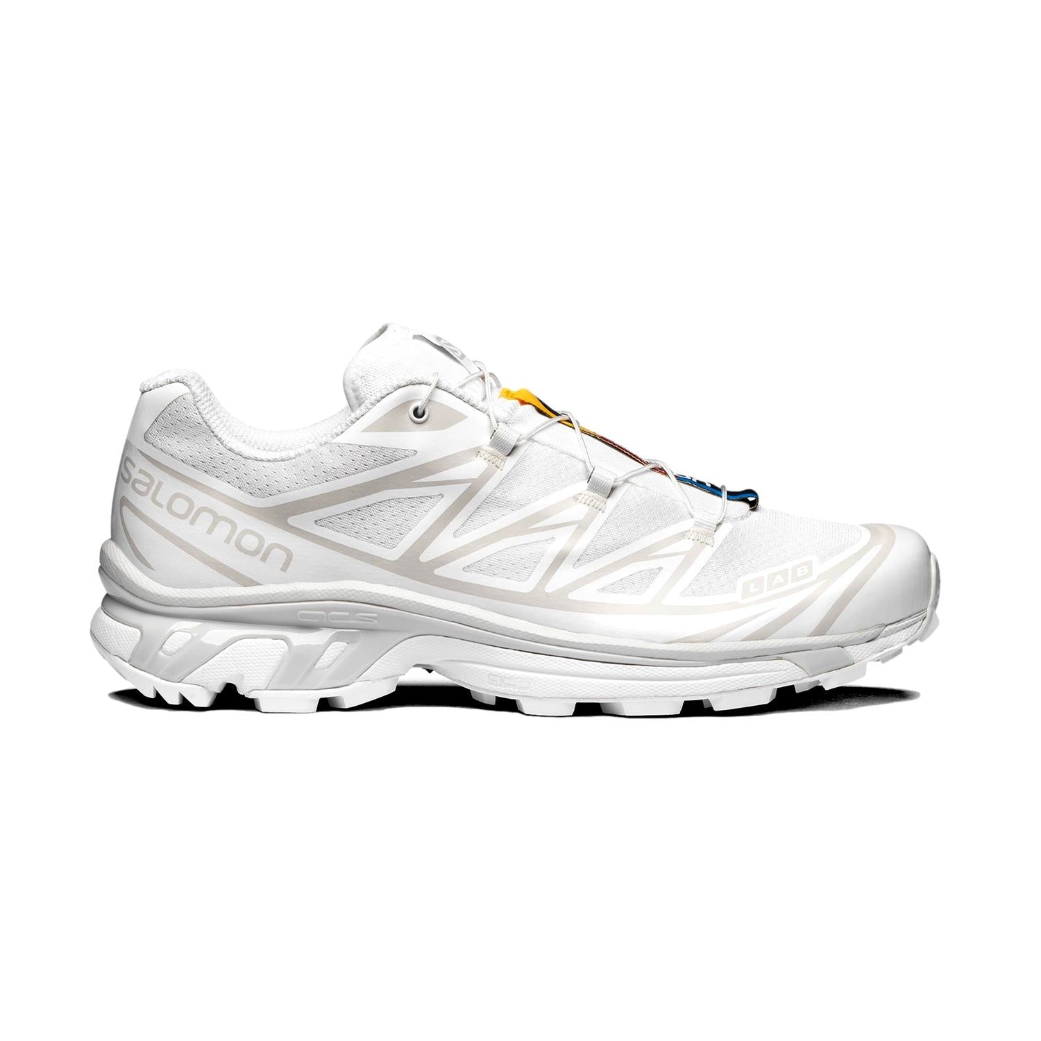 Salomon XT-6 White/White/Lunar Rock Sko Hvit