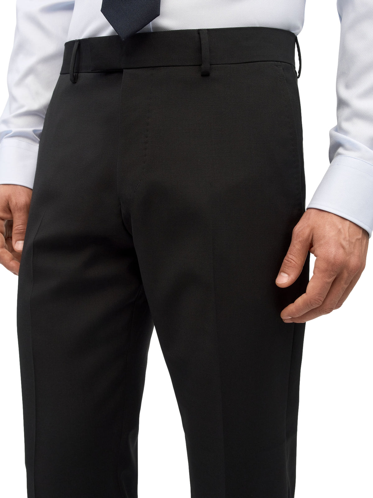 Tiger of Sweden Tense RWS Straight Pant Dressbukse Sort