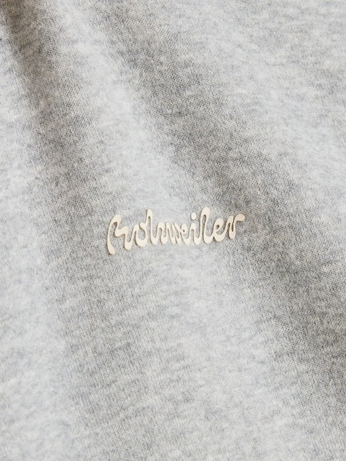 Holzweiler W Regular Hoodie Genser Lysegrå - modostore.no
