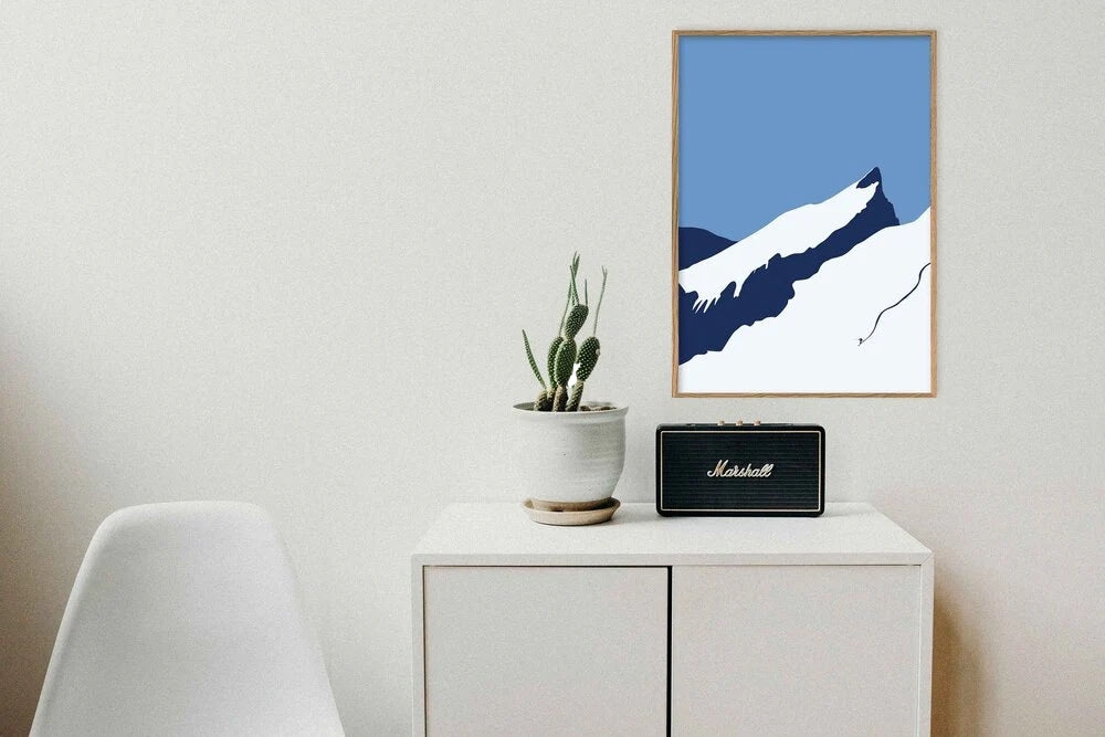 Wallstories Vinterdag på Slogen Print - modostore.no