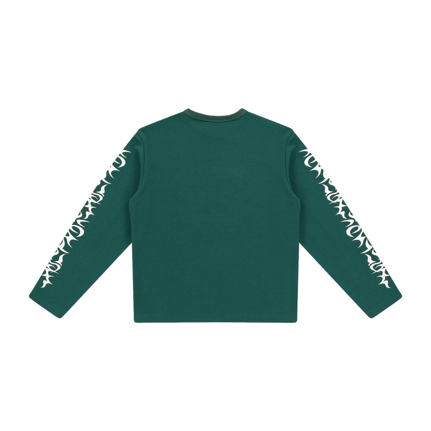 PAL Racing Wheels Longsleeve Waffle Knit Longsleeve Mørkegrønn - modostore.no