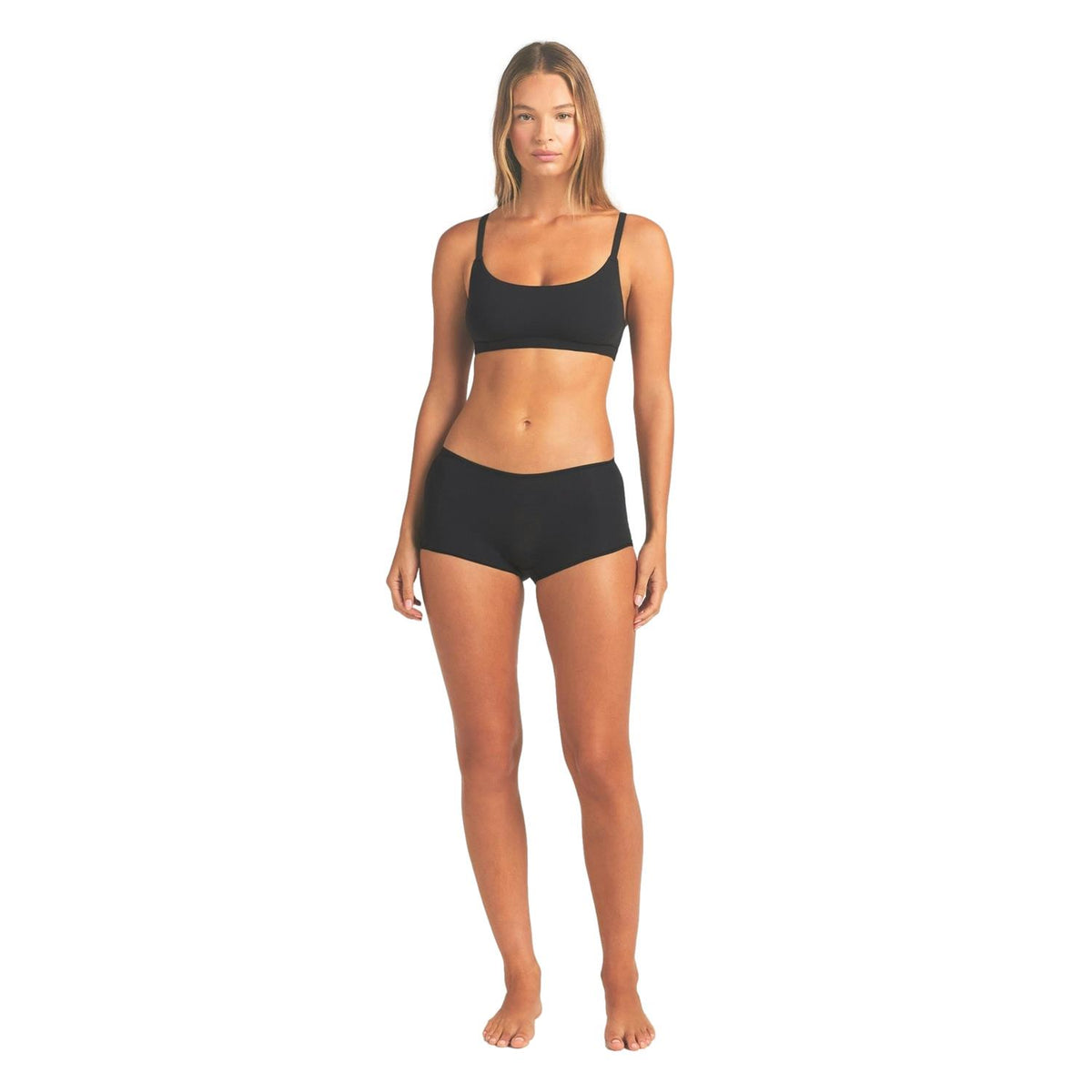 Skims Fits Everybody Scoop Bralette i svart undertøy, myk og komfortabel med smigrende passform og scoop-utsnitt.
