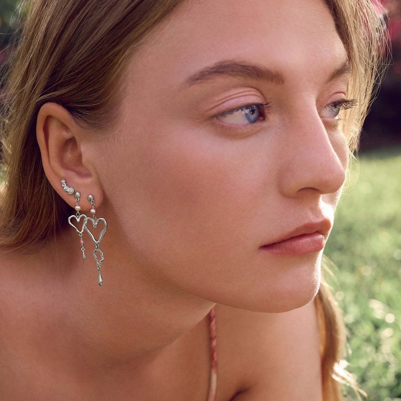 Maanesten Sabi Earrings Øredobber Sølv