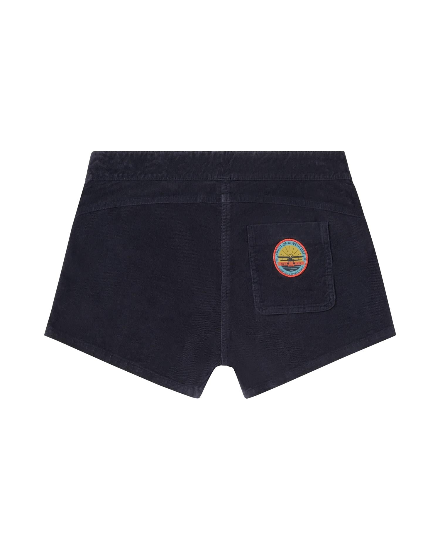 Amundsen Concord G.Dyed dameshorts i mørkeblå, casual korte shorts med komfortabel passform og stilren design.