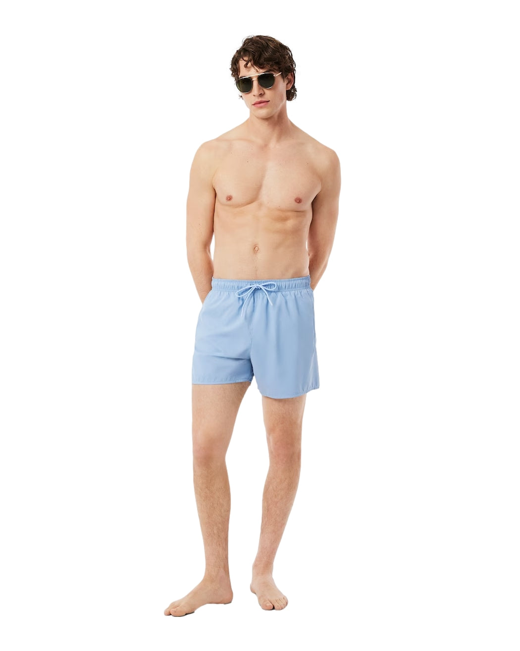 Lacoste Quick-Dry Swim Trunks Shorts Lyseblå