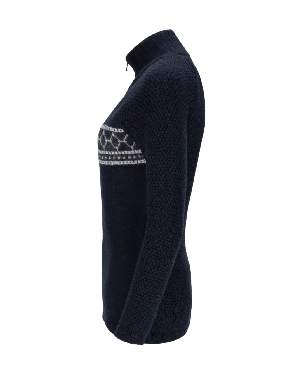 Amundsen Boiled Ski Sweater Womens Genser Blå Mønster