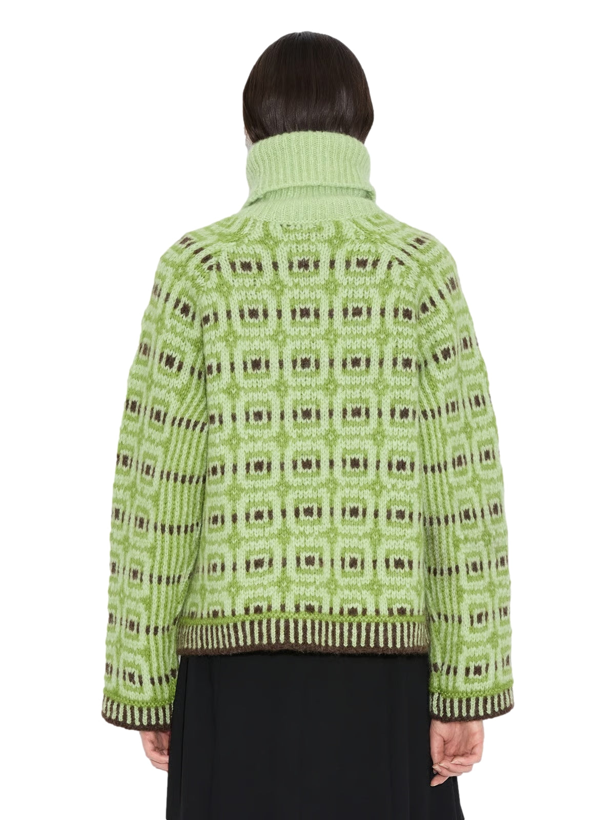 Holzweiler Norwegian Wool Turtleneck Genser Lysegrønn - modostore.no