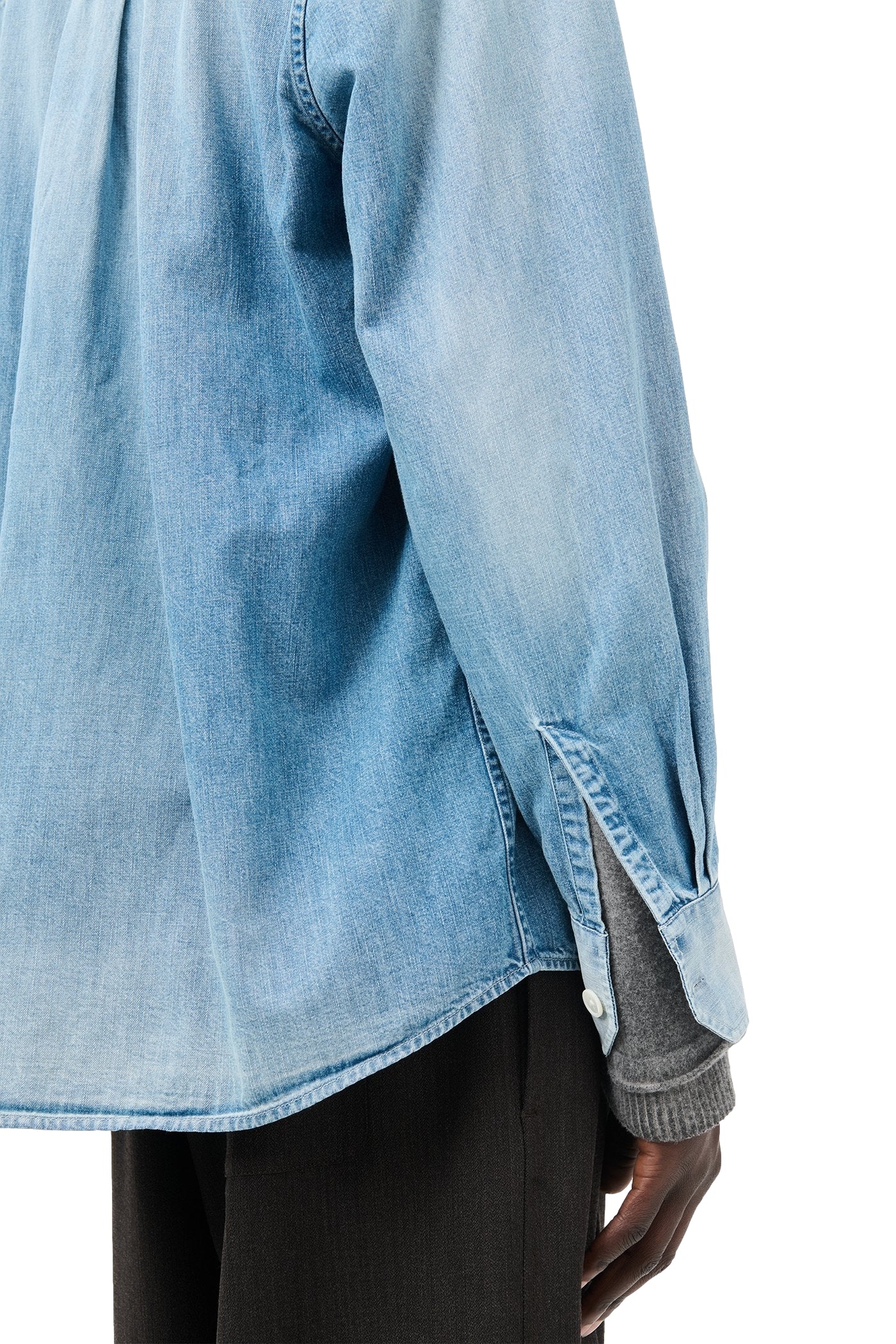 Our Legacy Above Shirt Skjorte Denim - modostore.no
