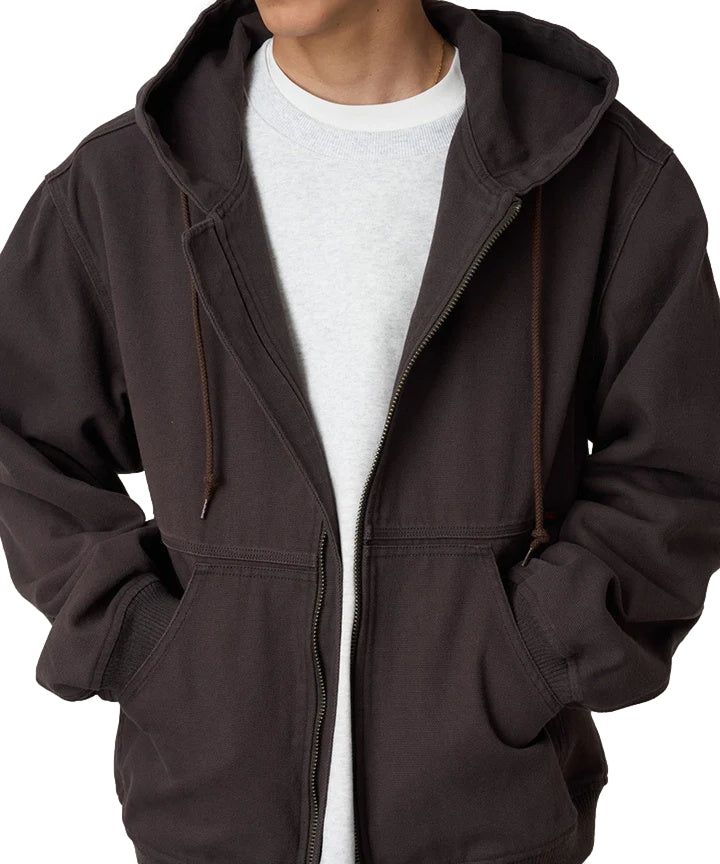 Gramicci El Cap Canvas Hooded Jacket Hettejakke Mørkebrun
