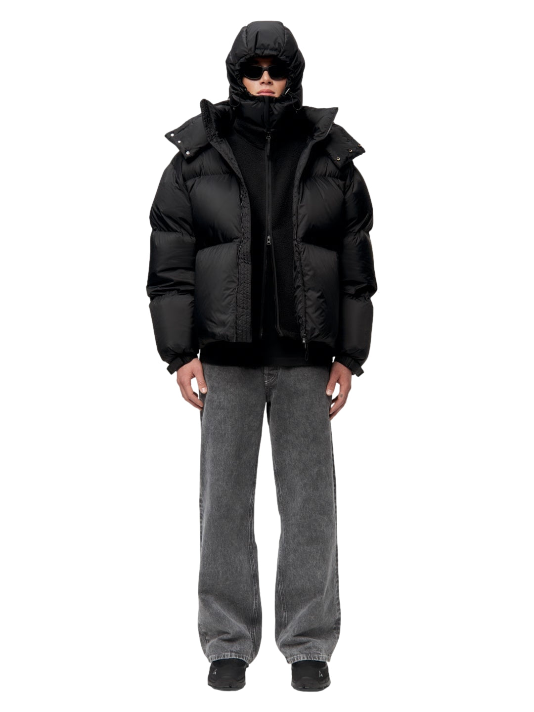 Blæst Perma Lightweight Down Jacket Black Jakke Sort - modostore.no