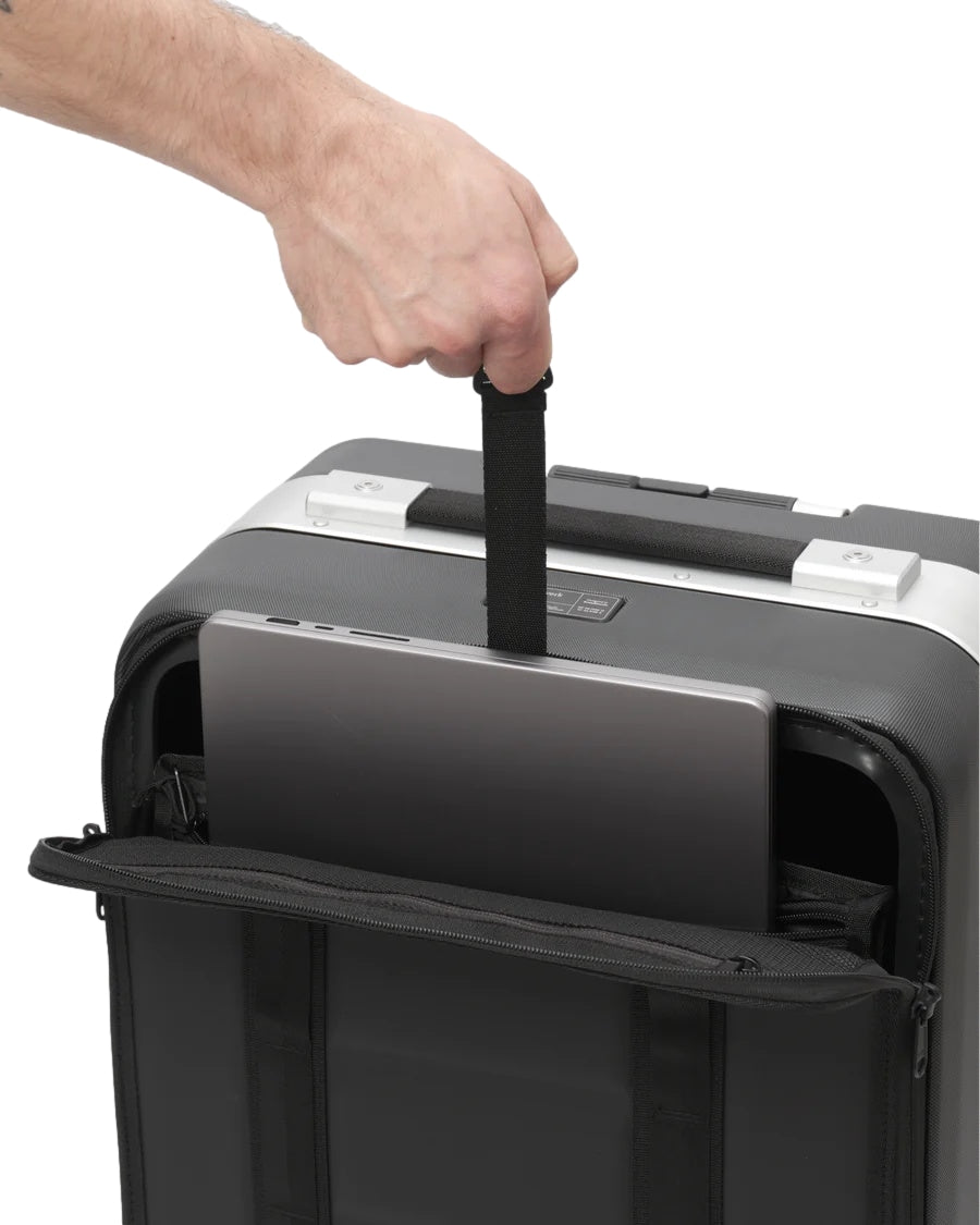 Db Ramverk Pro Front-Access Carry-On Silver Koffert Sort - modostore.no