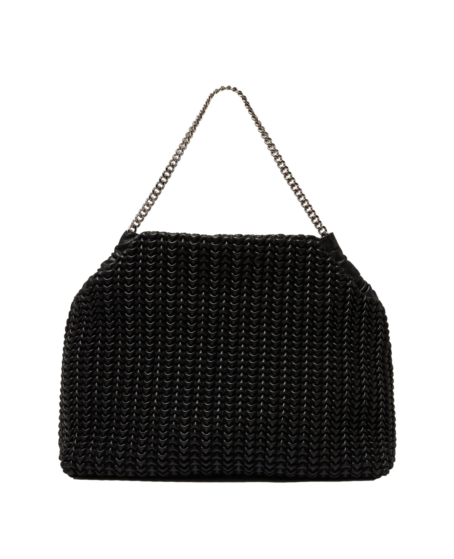 Stella McCartney Falabella Drawstring Bag Embroidery Veske Sort