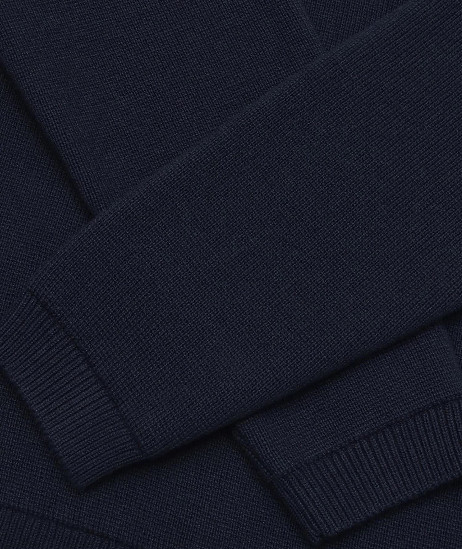 Garment Project Zipper Knit Cardigan Cardigan Mørkeblå - modostore.no