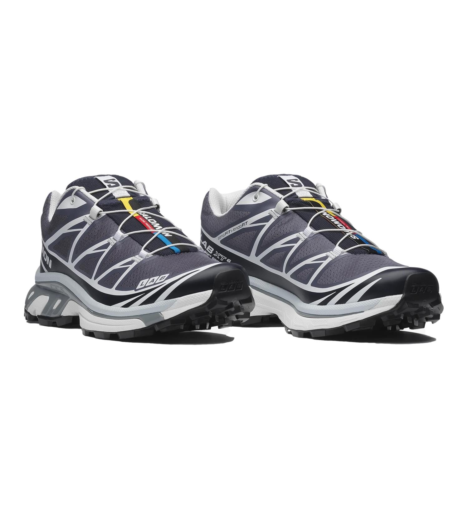 Salomon XT-6 Grisaille/Blue Nights/Quarry Sko Blå - modostore.no