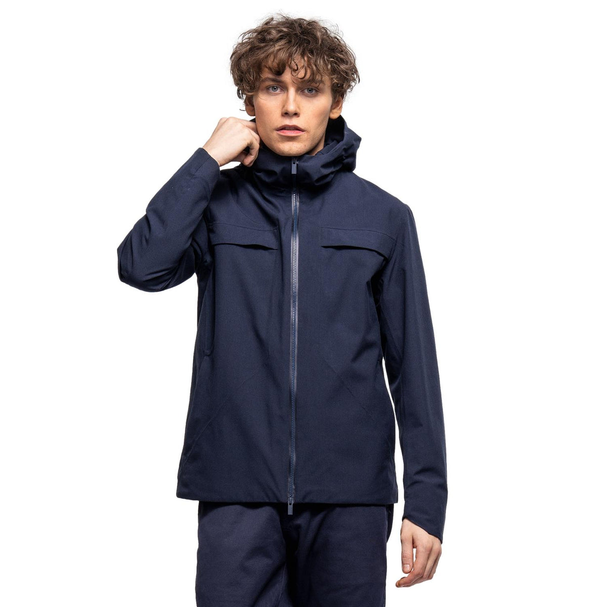 Johnny Love Peter Short Parka Jakke Navy