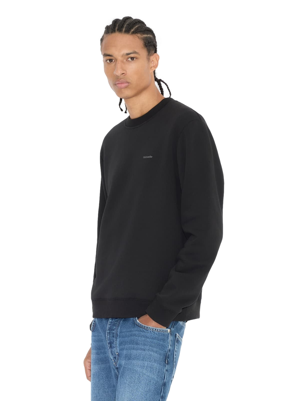 Holzweiler Andrew Crewneck Sweater Genser Sort