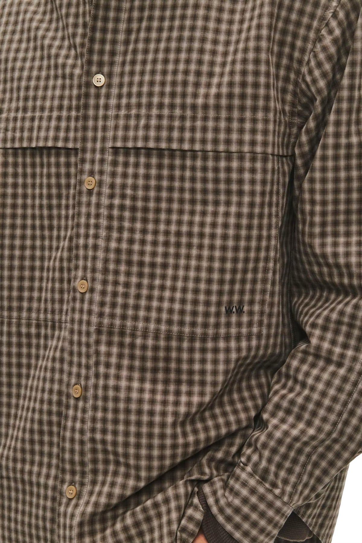 Wood Wood WW Carter Shirt Skjorte Grønn
