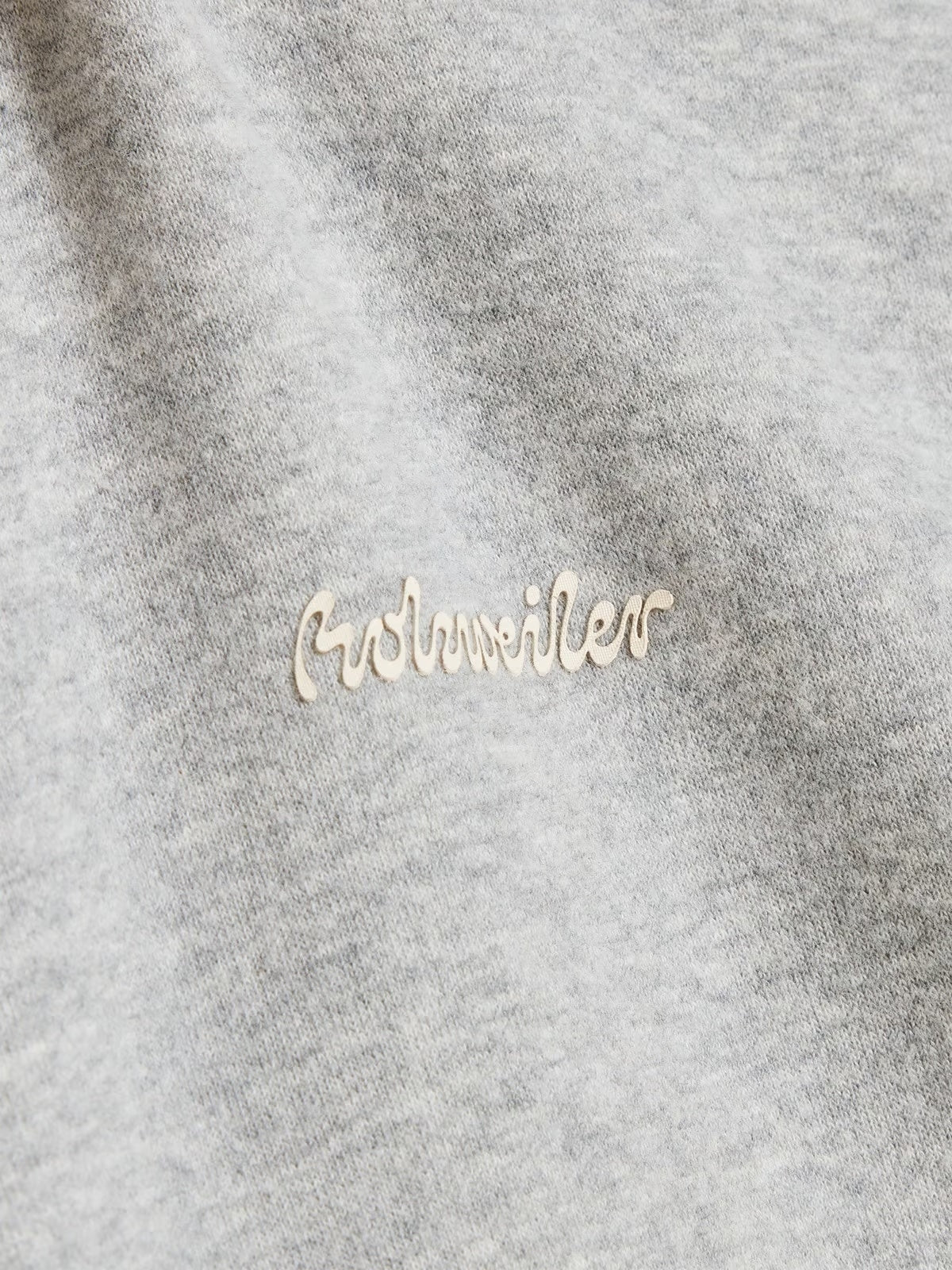 Holzweiler W Regular Hoodie Hettegenser Lys Grå Melert - modostore.no