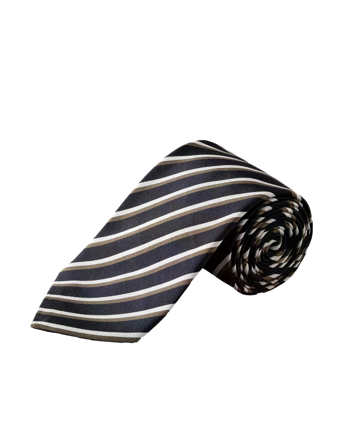 Eton Mogador Striped Woven Tie Slips Stripet Mørkeblå