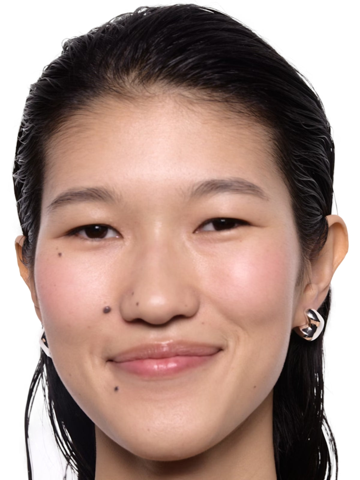 Maria Black Saddle Earrings Small Øredobber Sølv