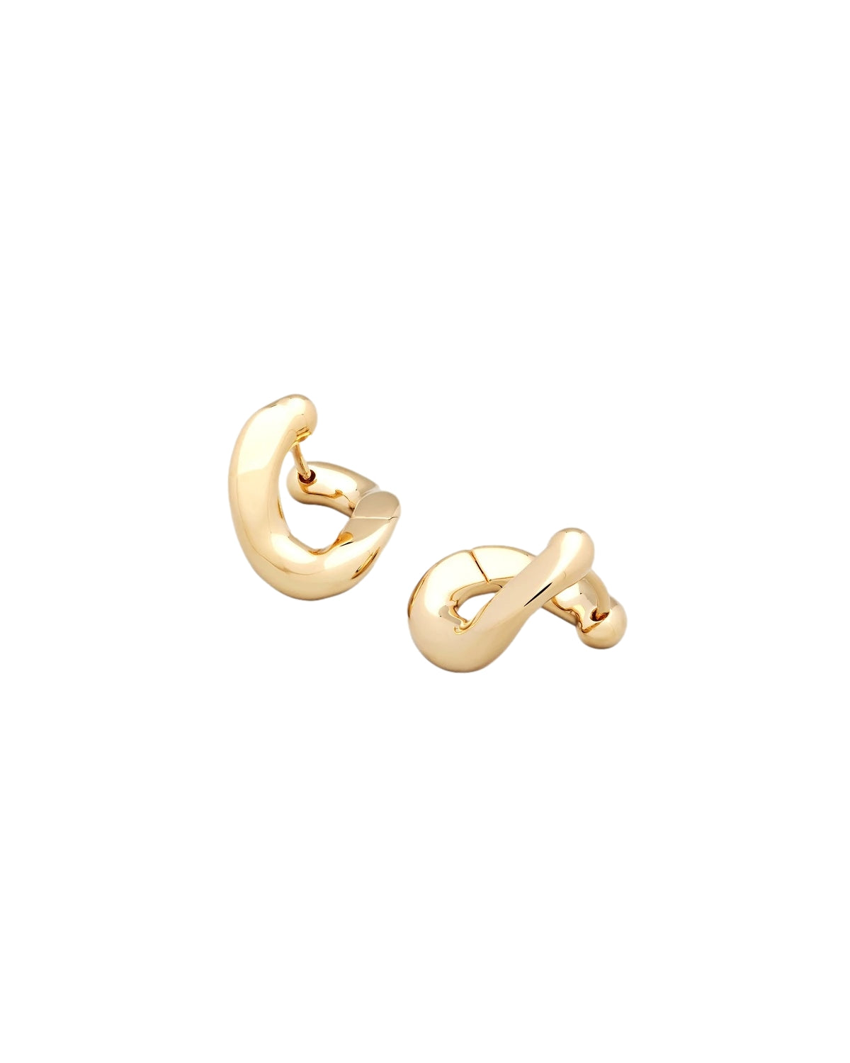 Tom Wood Dean Hoops Gold Øredobber Gull