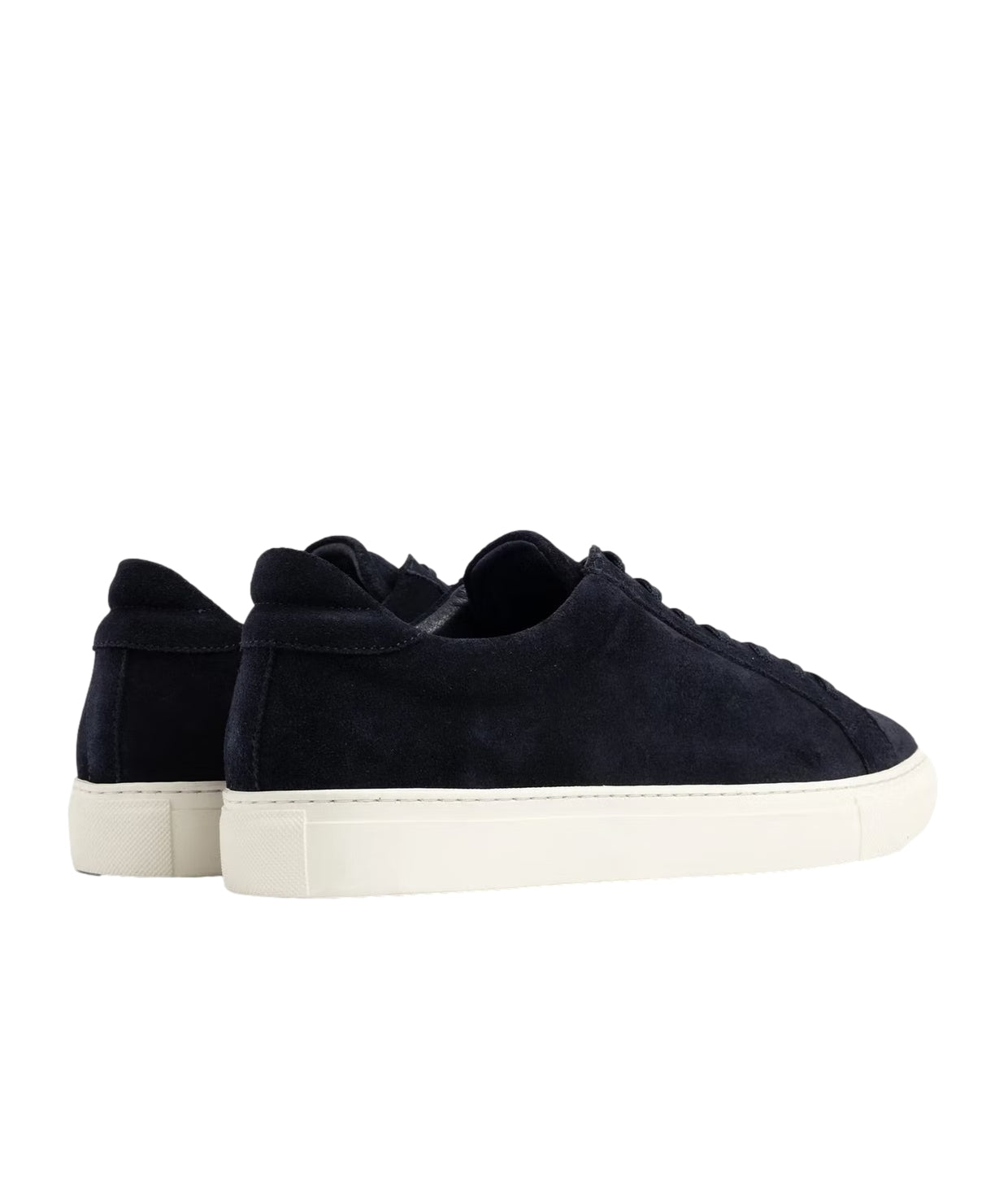 Garment Project Premium Low Navy Suede Sko Marine