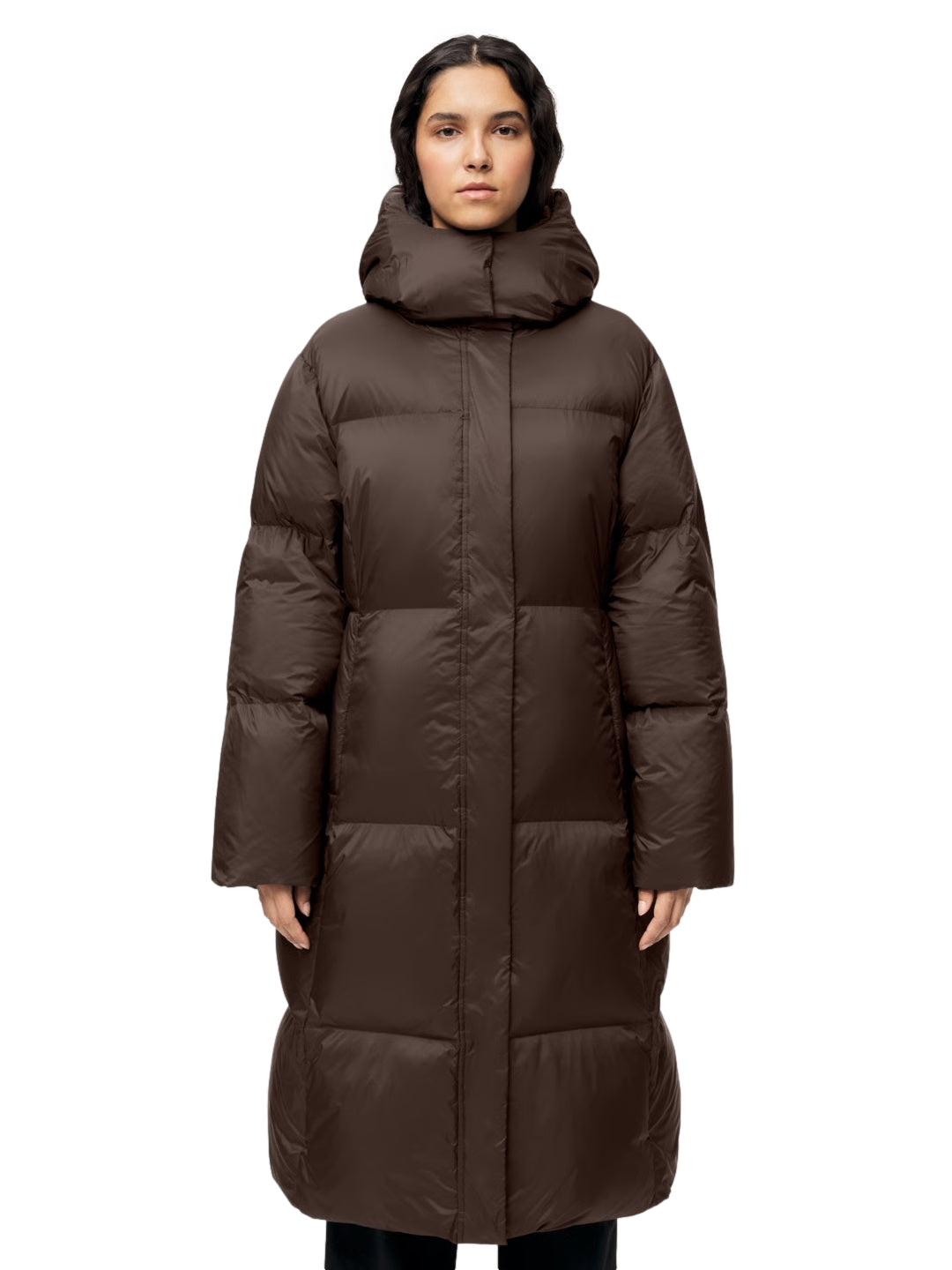 Blæst Aura Lightweight Down Coat Aura Jakke Brun - modostore.no