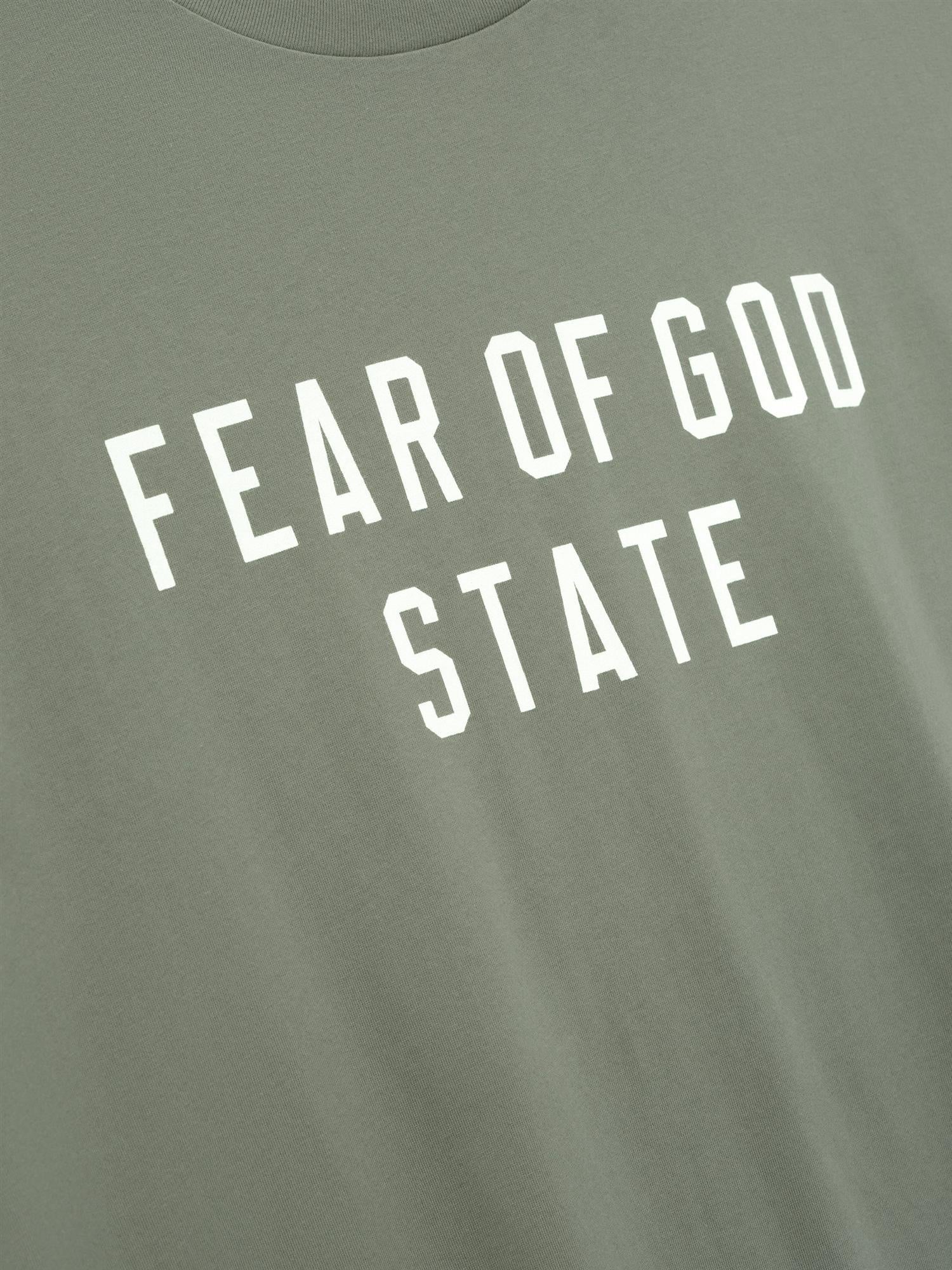 Fear of God Essentials 90S Fit T-Shirt T-shirt Grå Grønn - modostore.no