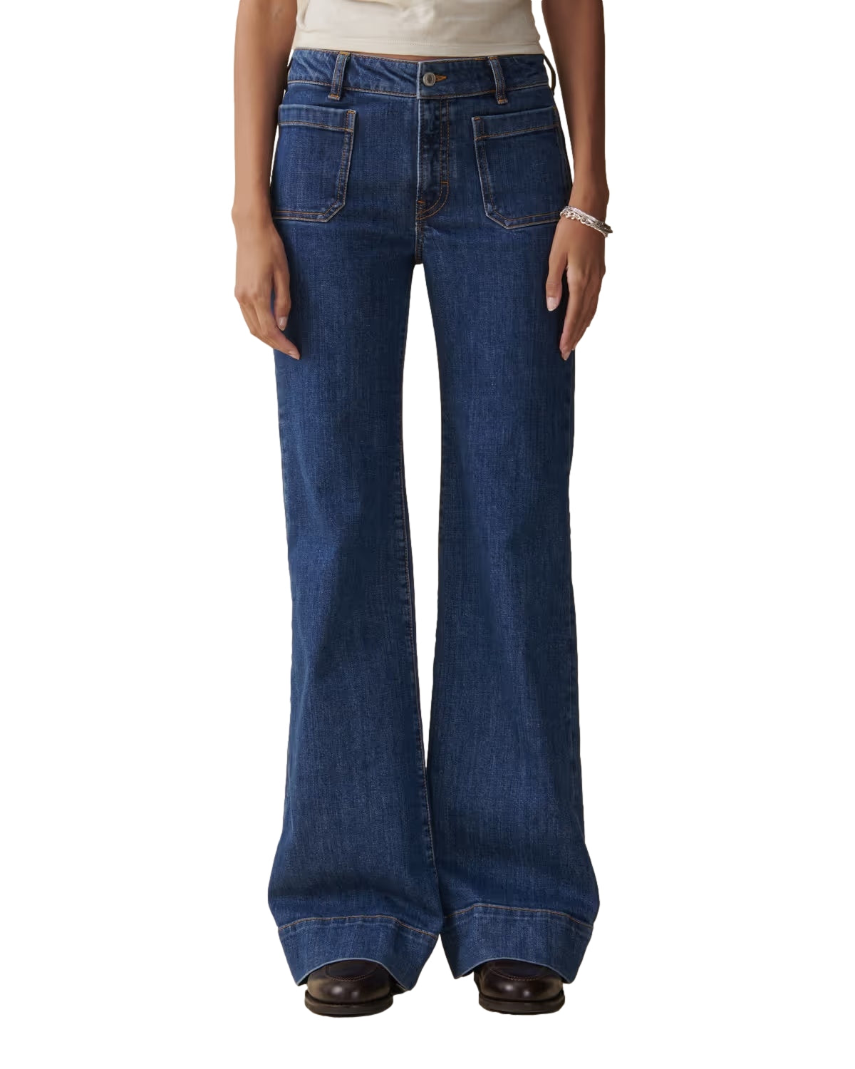 Jeanerica St. Monica Low Vintage 95 Jeans Mørkeblå