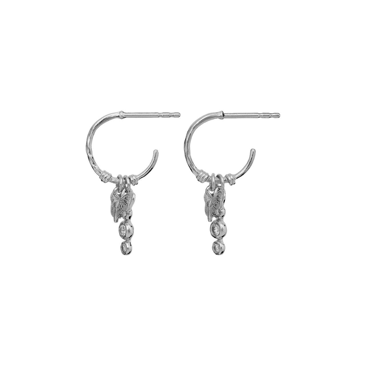 Maanesten Fauna Earrings Øredobber Sølv