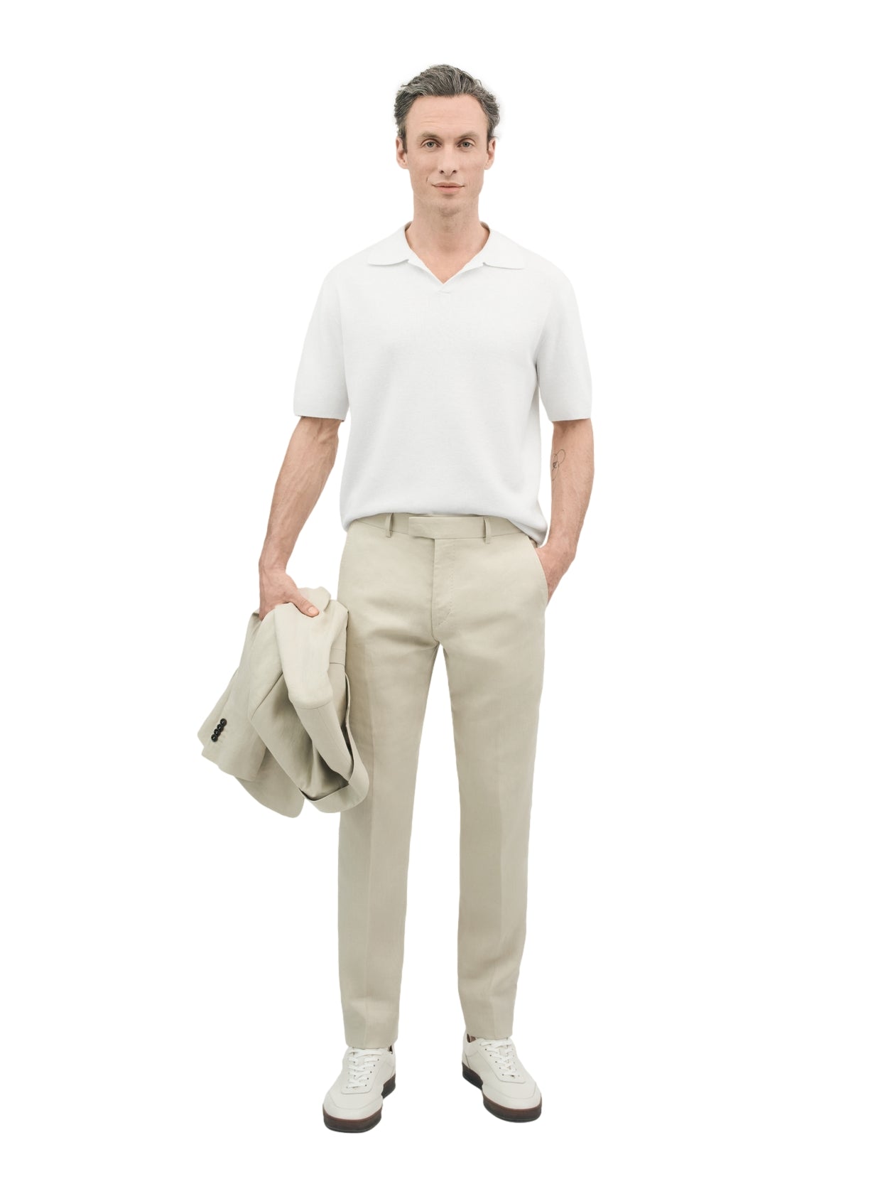 Tiger of Sweden Maelon Knitted T-Shirt T-shirt Off-White