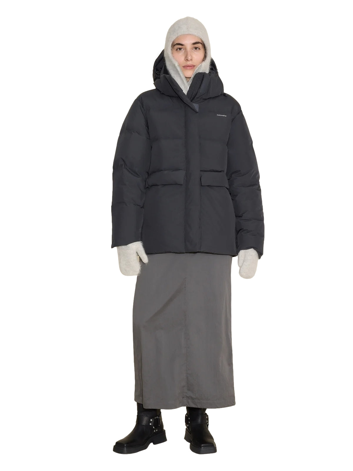 Holzweiler Besseggen Down Dk. Grey Jakke Mørkegrå