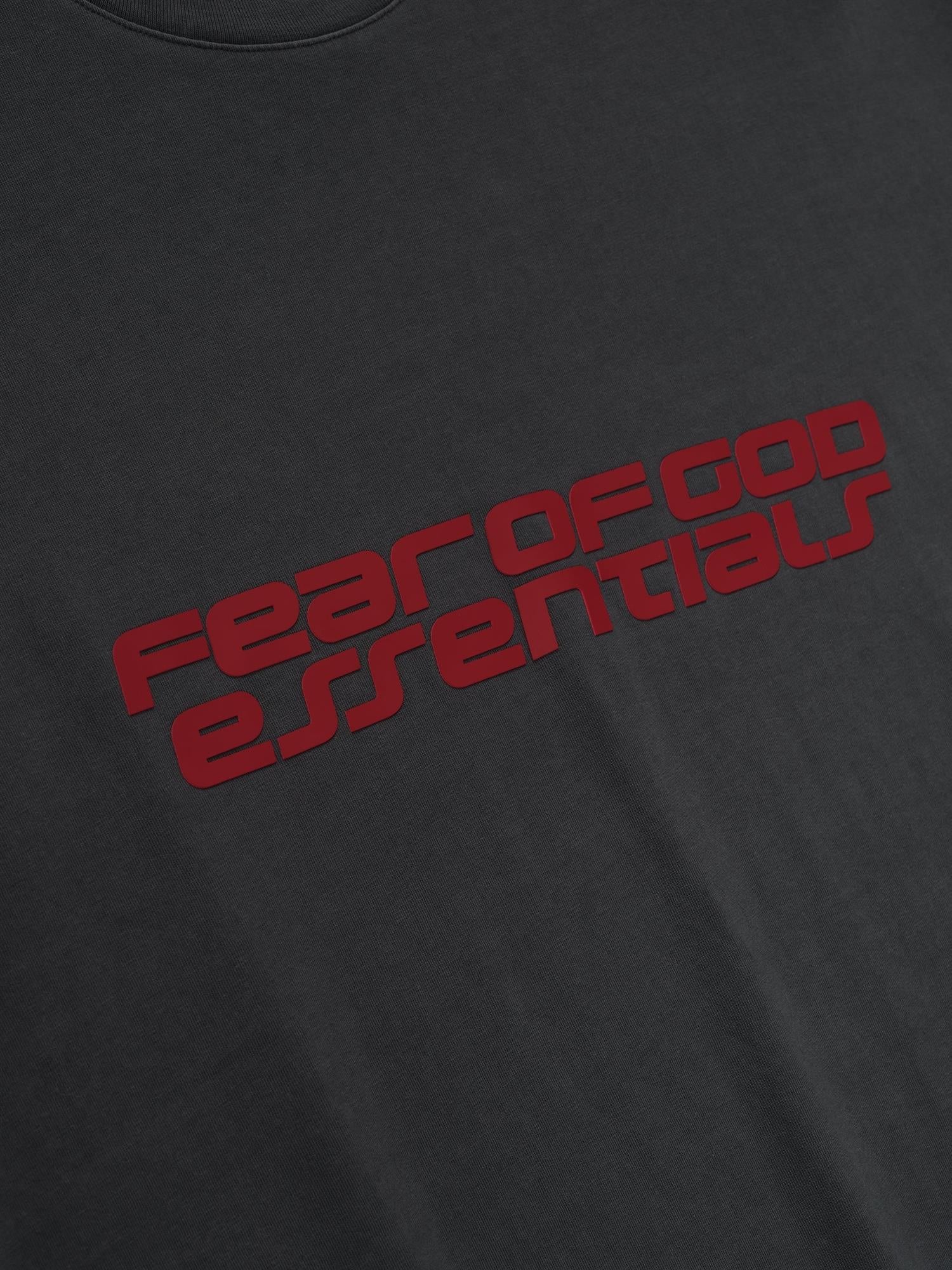 Fear of God Essentials 90'S Short Sleeve Tee T-shirt Mørkegrå - modostore.no