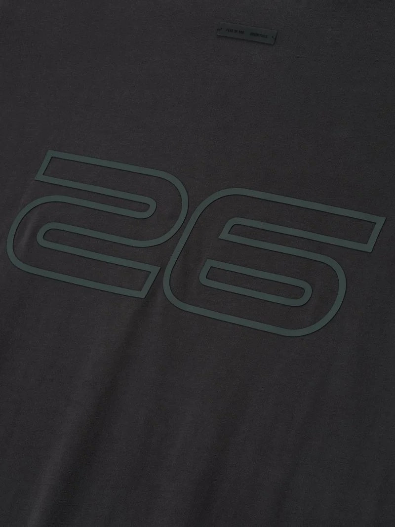 Fear of God Essentials 90'S Short Sleeve Tee T-shirt Vasket Sort - modostore.no