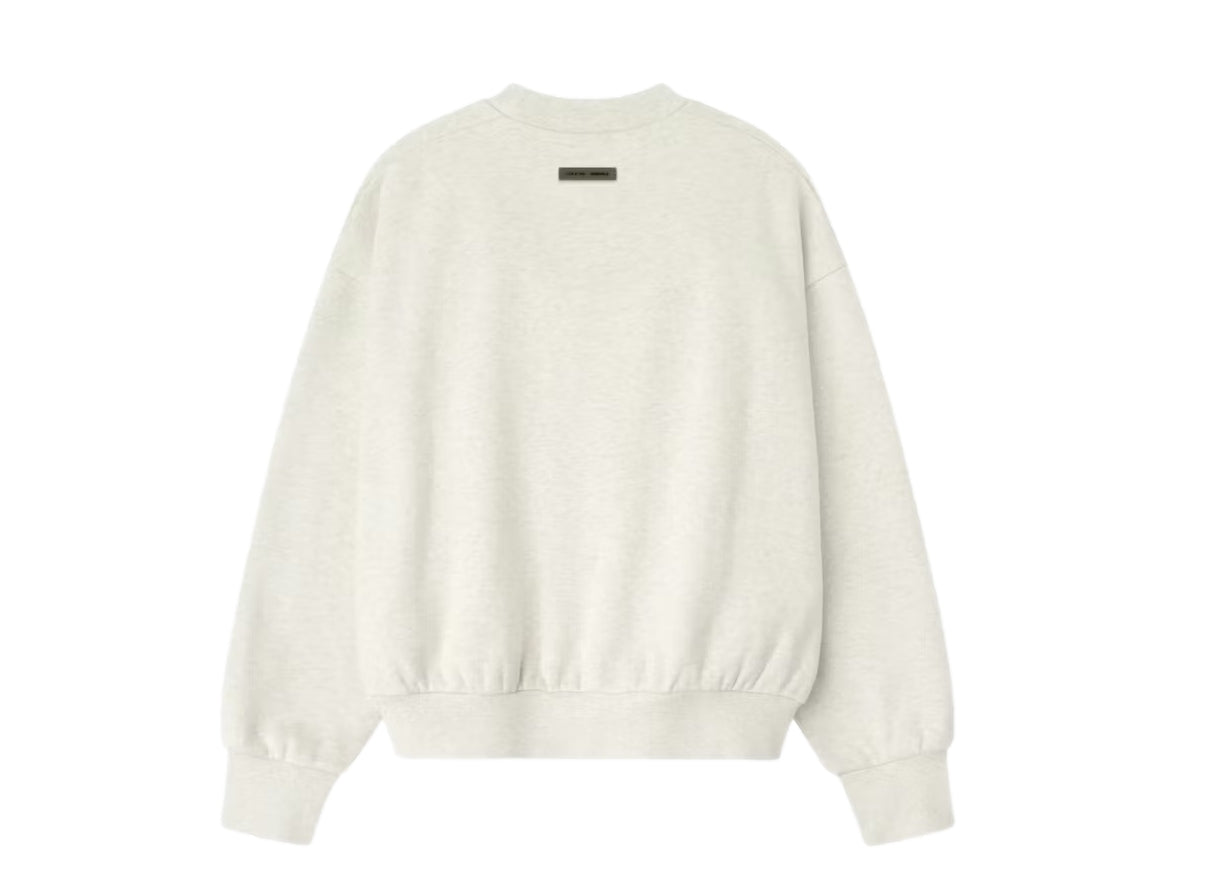 Fear of God Essentials Classic Crewneck Sweatshirt Genser Lys Grå Melert - modostore.no